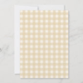 Pompoen Kleine Moppie Baby Shower Bedankkaart (Achterkant)