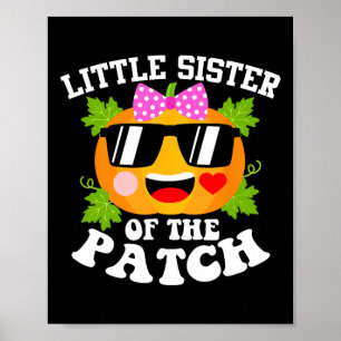 Pompoen kleine zusje van de patch leuk Halloween Poster