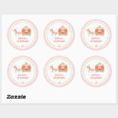 Pompoen Koets Verjaardagsfeest Favorieten Stickers (Vel)