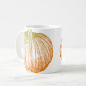 pompoen koffiemok (Voorkant links)