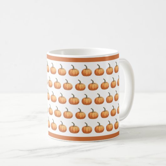 pompoen koffiemok (Voorkant rechts)