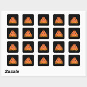 Pompoen Koningin | Herfst Esthetisch Halloween T-s Vierkante Sticker (Vel)