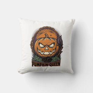 Pompoen Koningin Shirt Vintage Halloween Jack O La Kussen