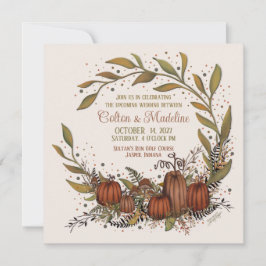 Pompoen krans Herfst herfst inspirativiteit bruilo Kaart