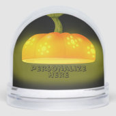 Pompoen kroonluchter grillig afbeelding Snow Werel Sneeuwbol (Voorkant)