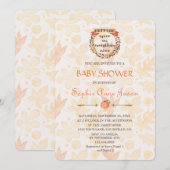 Pompoen kruid herfst Thanksgiving baby shower Kaart (Voorkant / Achterkant)