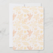 Pompoen kruid herfst Thanksgiving baby shower Kaart (Achterkant)