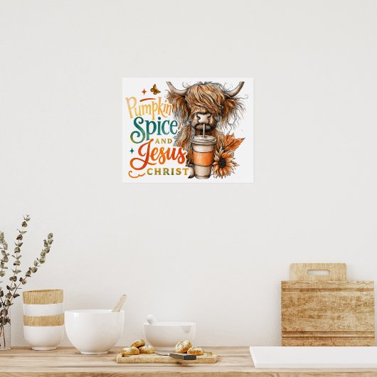 Pompoen kruid.... poster (Keuken)