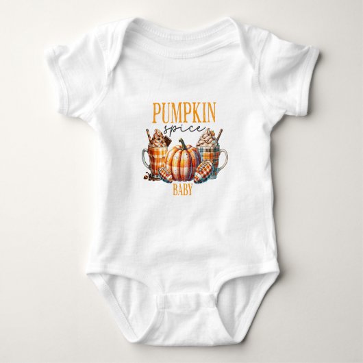 Pompoen Kruiden Baby - Herfst Romper (Voorkant)
