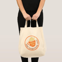 Pompoen Kruiden Badge Tote Bag