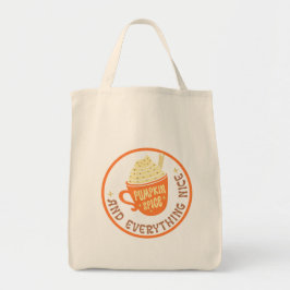 Pompoen Kruiden Badge Tote Bag