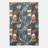 Pompoen Kruiden Boho Herfst Theedoek (Verticaal)