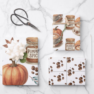 Pompoen Kruiden Cadeaupapier
