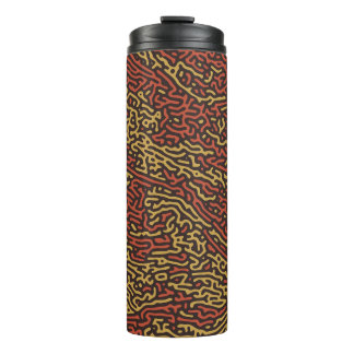 Pompoen Kruiden Camouflage Herfst Kleurenpatroon Thermosbeker