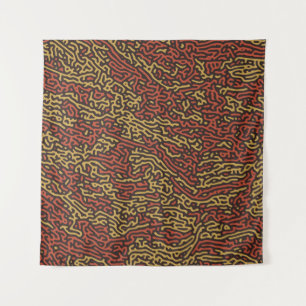 Pompoen Kruiden Camouflage Herfst Kleurenpatroon Wandkleed
