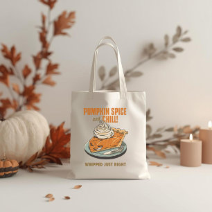 Pompoen Kruiden & Chillen Grappige Thanksgiving Fa Tote Bag