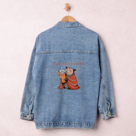 Pompoen Kruiden & Dood Spelen Grappige Opossum Her Denim Jacket (Hangar)