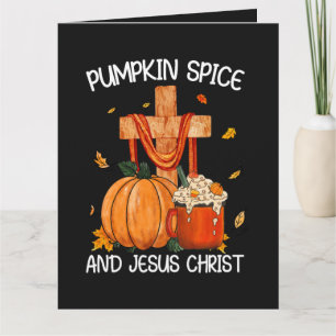 Pompoen Kruiden en Jezus Christus Kaart