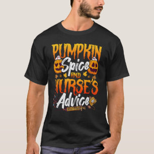 Pompoen Kruiden en Verpleegsters Advies Halloween T-shirt