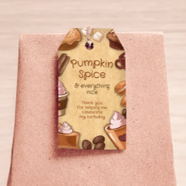 Pompoen Kruiden Favor Tag Git Tag Cadeaulabel