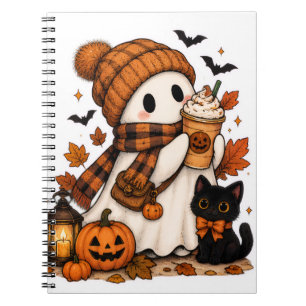 Pompoen Kruiden Geest Cozy Halloween Notitieboek
