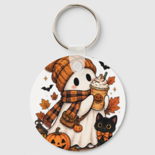 Pompoen Kruiden Geest Cozy Halloween Sleutelhanger