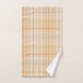 Pompoen Kruiden Geruite Herfst Patroon Bad Handdoek (Handdoek)