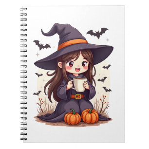 Pompoen Kruiden Heks � Mooie Halloween Koffie Shir Notitieboek