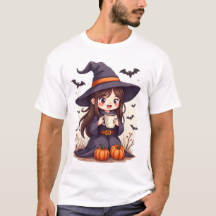 Pompoen Kruiden Heks � Mooie Halloween Koffie Shir T-shirt