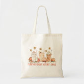Pompoen Kruiden Herfst Drink Moppen Quote Tote Bag (Voorkant)