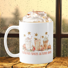 Pompoen Kruiden Herfst Drink Moppertje Quote Koffiemok