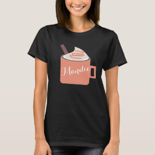 Pompoen Kruiden Herfst Mok Zweep Cream Naam T-shirt