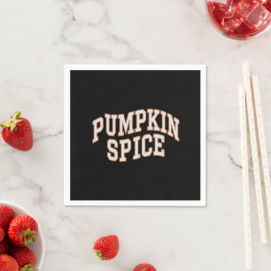 Pompoen Kruiden Herfst T-Shirt Thanksgiving  Servet