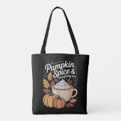 Pompoen Kruiden Herfst Tote Bag (Achterkant)