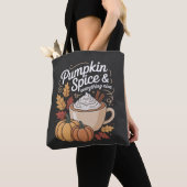 Pompoen Kruiden Herfst Tote Bag (Dichtbij)
