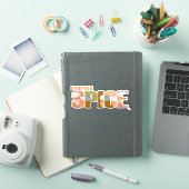 Pompoen Kruiden Herfst Woord Pret Tijd Sticker (iPad Cover)