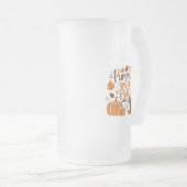 Pompoen Kruiden & Herfststemming Matglas Bierpul (Voorkant rechts)