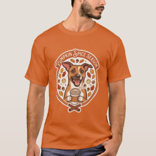 pompoen kruiden hond T-Shirt