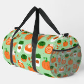 pompoen kruiden koffie pastel groen plunjezak (Rechterhoek)