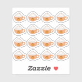 Pompoen Kruiden Latte Bekers Thanksgiving Gezellig Sticker (Vel)