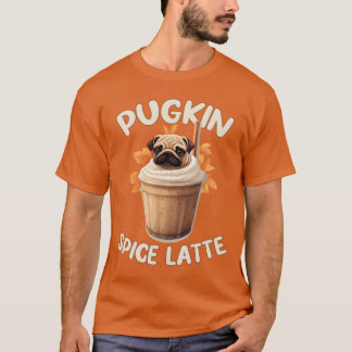 Pompoen Kruiden Latte Grappige Koffie T-shirt