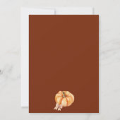 Pompoen Kruiden Latte Herfst Favoriete Dingen Fees Kaart (Achterkant)