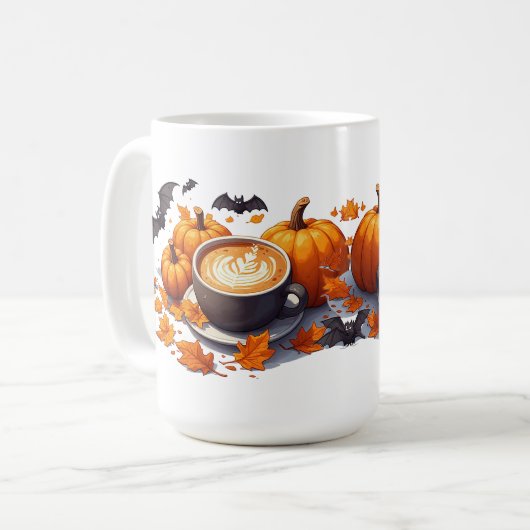 Pompoen Kruiden Latte In Jack O Lantern Kop 🦇 (Voorkant links)