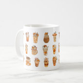 Pompoen Kruiden Latte Koffiemok (Voorkant links)