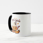 Pompoen Kruiden Latte Pompoentaart Herfst Val Mok (Voorkant links)