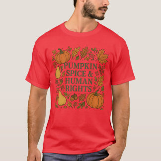 Pompoen Kruiden & Mensenrechten T-shirt