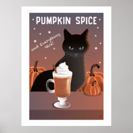 Pompoen Kruiden Poster