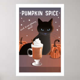 Pompoen Kruiden Poster