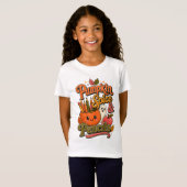 Pompoen Kruiden & Potloden Mooie Herfst T-Shirt (Voorkant volledig)