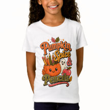 Pompoen Kruiden & Potloden Mooie Herfst T-Shirt